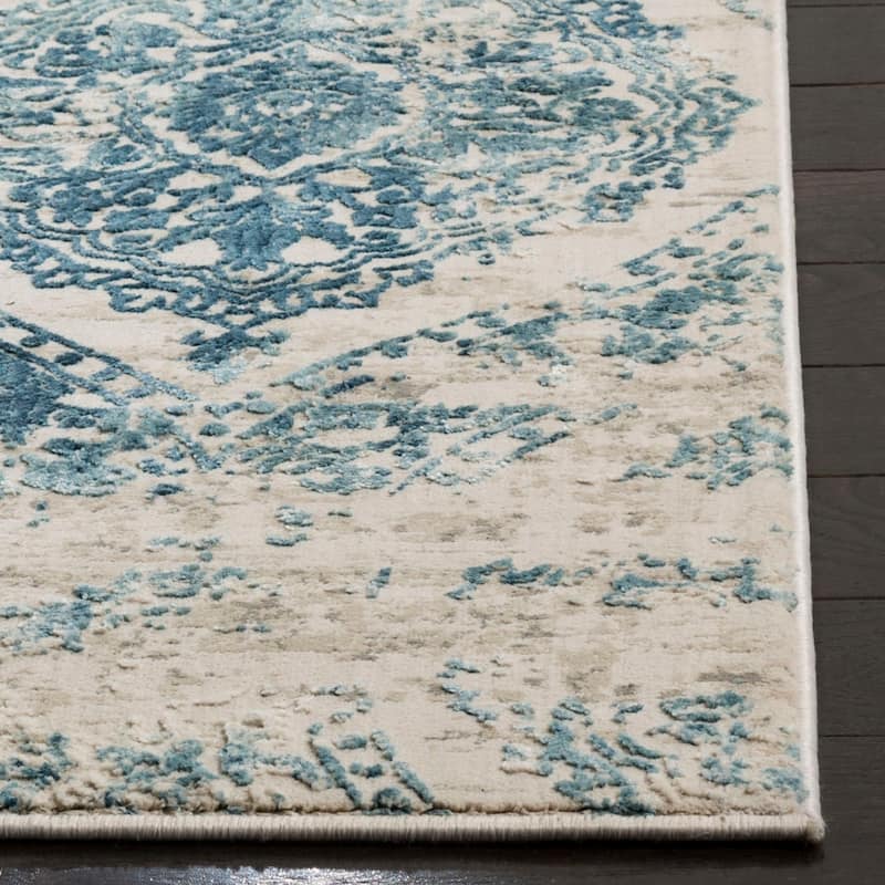 SAFAVIEH Princeton Belva Vintage Distressed Boho Oriental Polyester Rug