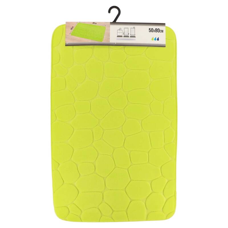 Memory Foam Bath Mat Pebble Design 32x20