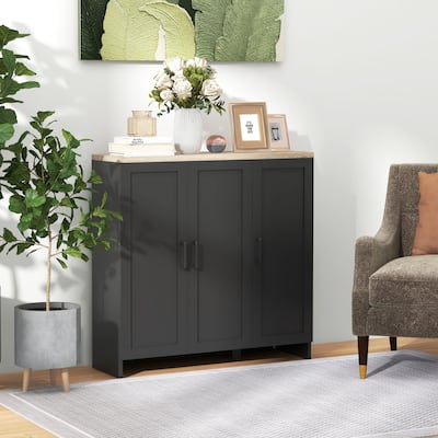 Sideboard Buffet Cabinet with Adjustable Shelves