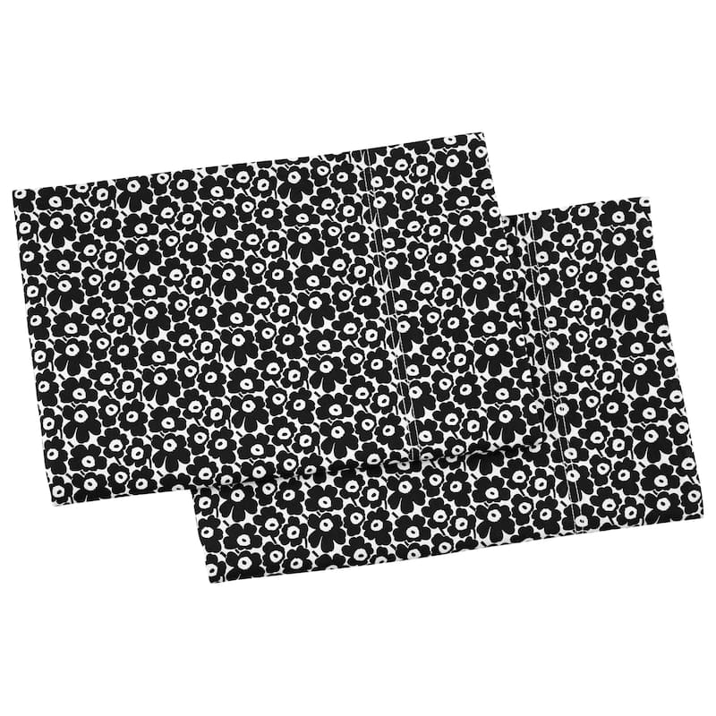 Marimekko Printed Cotton Percale Sheet and Pillowcase Sets - Standard Pillowcase - Pikkuinen Unikko