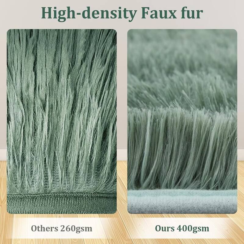 Garvee Shag Fluffy Area Rug Modern Indoor Plush Shaggy Carpet