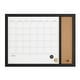preview thumbnail 32 of 34, Martha Stewart Dry Erase Magnetic Monthly Calendar/Cork Board - Woodgrain Frame