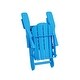 preview thumbnail 34 of 99, Laguna Folding Poly Eco-Friendly All Weather Outdoor Adirondack Chair