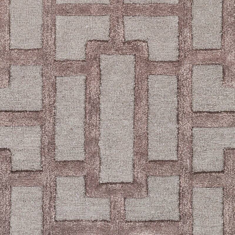 Hand-tufted Thaxted Geometric Wool & Viscose Rug