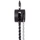 preview thumbnail 5 of 5, Chain hoist 4400 lbs. Black 10 ft. Steel Manual Chain Hoist Log Hook with 2 Heavy Duty Hooks