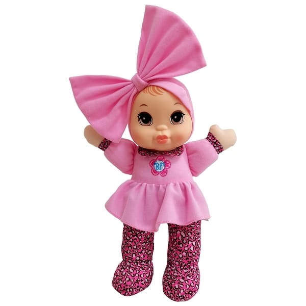 slide 2 of 5, Baby's First Kisses Baby Doll Toy with Pink Top - All Ages