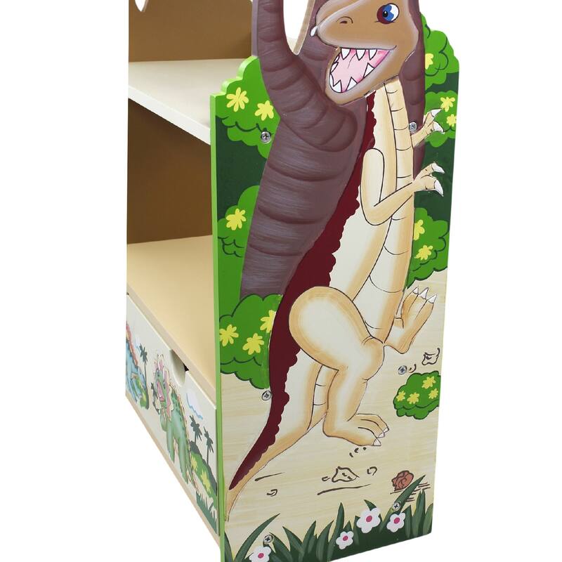 Fantasy Fields - Dinosaur Kingdom Bookshelf - 22"W x 10.25"L x 37.75"H