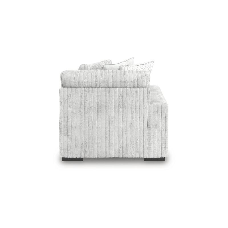 Signature Design by Ashley Stupendous White 3-Piece Sectional with Double Chaise - 143" W x 67" D x 41" H