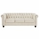 preview thumbnail 4 of 22, Morden Fort Tufted Upholstered Chesterfield Couches for Living Room, Living Room Furniture Sets, Sofa, Fabric, Velvet