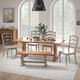 Option Antique Grey Chairs and Bench
