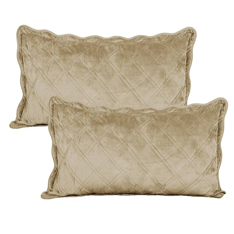 Serenta Supersoft Microplush Quilted 4 Pieces Bedspread Coverlet Set