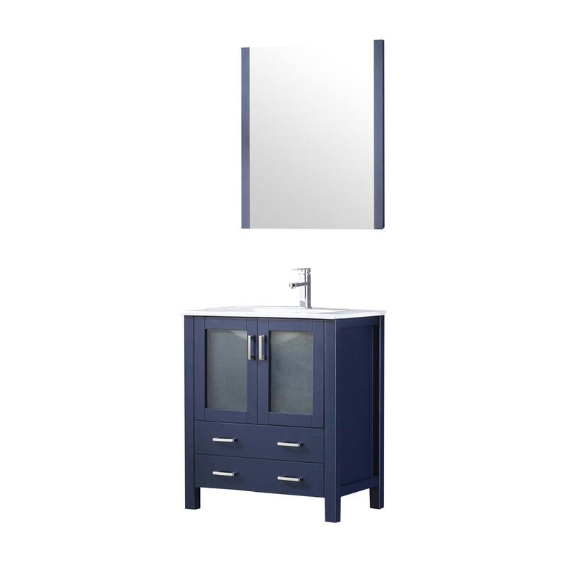 Lexora Volez 30 inch single Bathroom Vanity Complete Set With Faucet