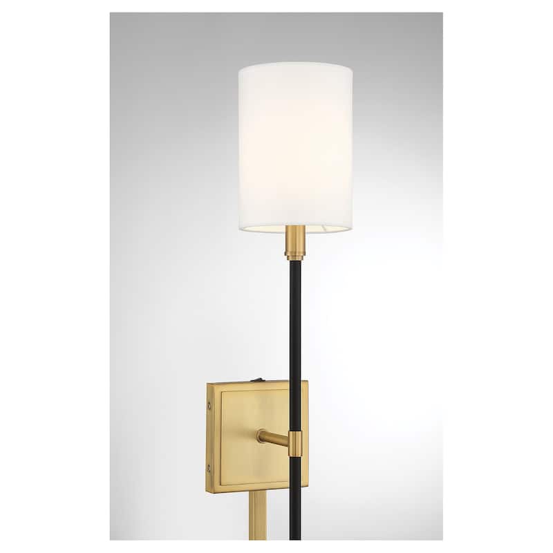 Meridian M90069 49" Tall Hardwired or Plug-In Wall Sconce