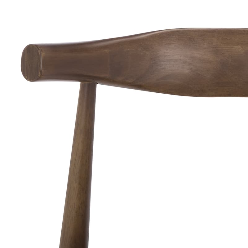 SAFAVIEH HOME Elbow Dining Chair (Set of 2) - 21"W x 19"D x 30"H