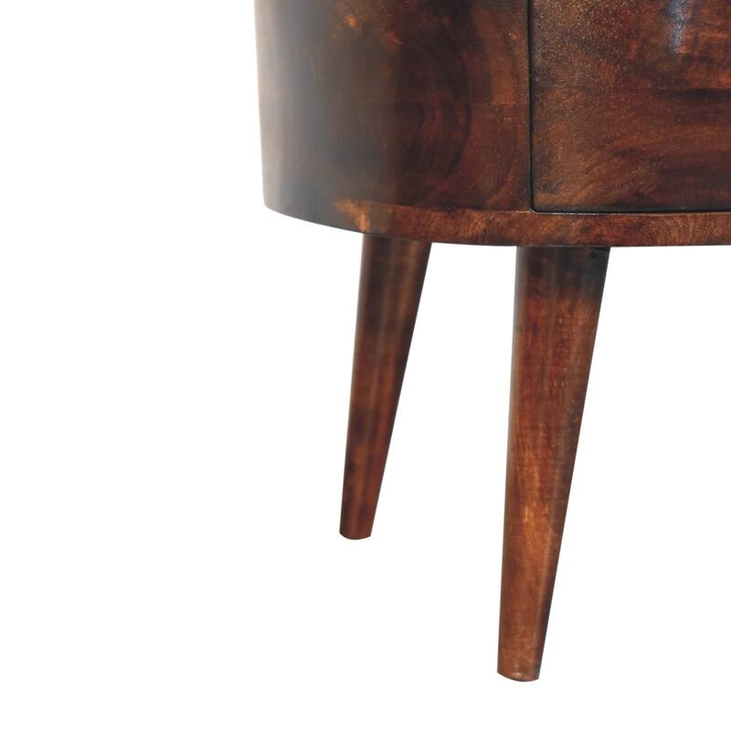 Artisan Furniture Solid Wood California Walnut Wave Coffee Table