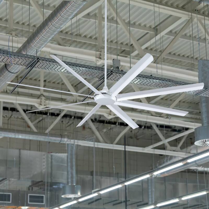 Westinghouse Lighting Widespan Industrial Ceiling Fan, Remote Control, 100 Inch, DC Motor