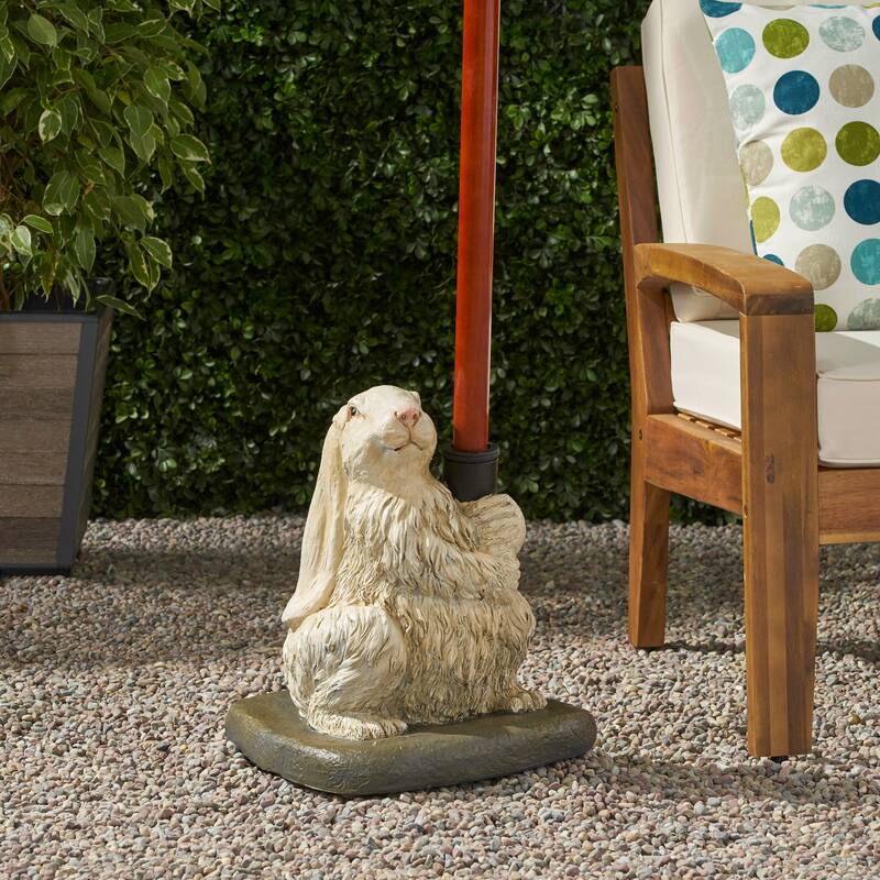 Roomfitters Rabbit/Bear/Elephant Umbrella Base, Decorative Heavy-Duty Patio Stand