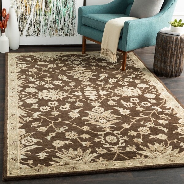 Hand-tufted Karla Traditional Wool Area Rug