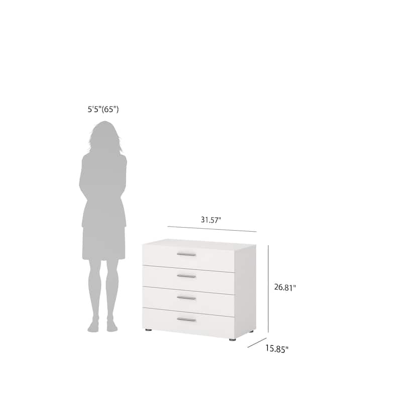Porch & Den Angus Contemporary 4-drawer Engineered Wood Chest