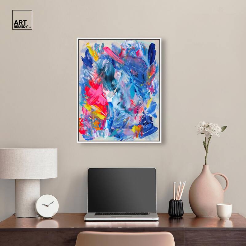 Colorburst Mirage Canvas by Art Remedy