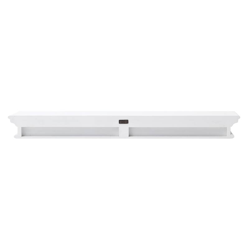 Classic White Floating Wall Shelf