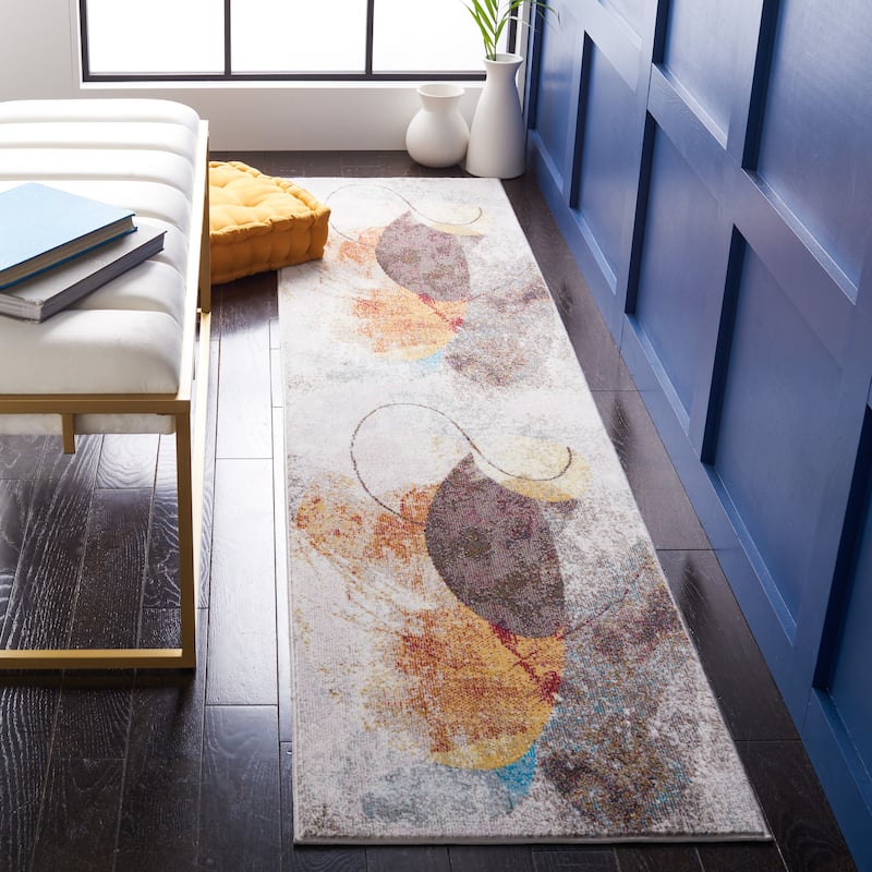 SAFAVIEH Aria Rihab Vintage Rug - 2' x 8' Runner - Ivory/Red