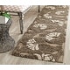 preview thumbnail 17 of 55, SAFAVIEH Florida Shag Neliha Floral 1.2-inch Thick Rug 2'3" x 10' Runner - Smoke/Beige - Runner