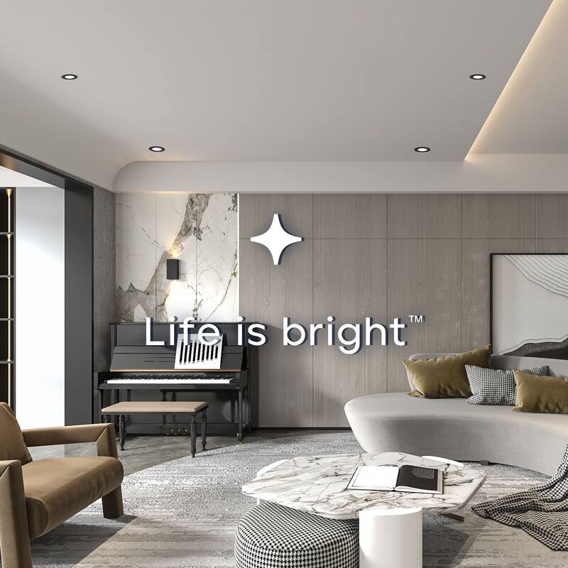 Luxrite 5 Inch LED Recessed Ceiling Light, 18W, 5CCT 2700K-5000K, 1600LM, Dimmable, Wet Rated, IC, ETL - Black - 1 Pack