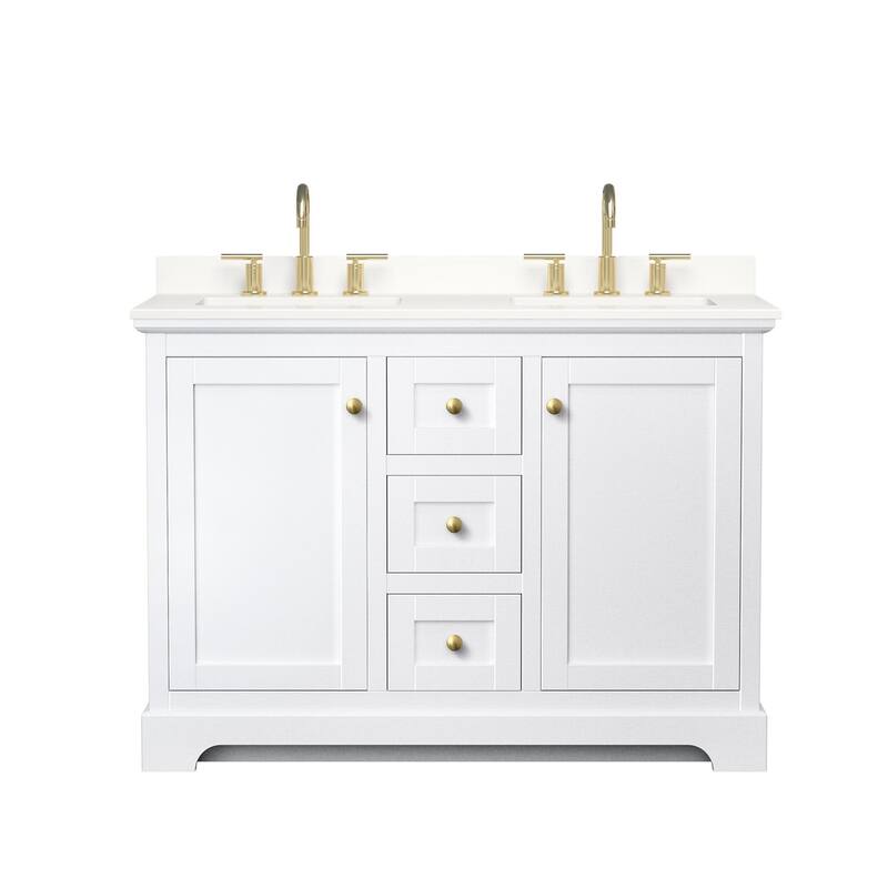 Wyndham Collection WCV232348D-QTZ-US3MXX Avery 48" Free Standing