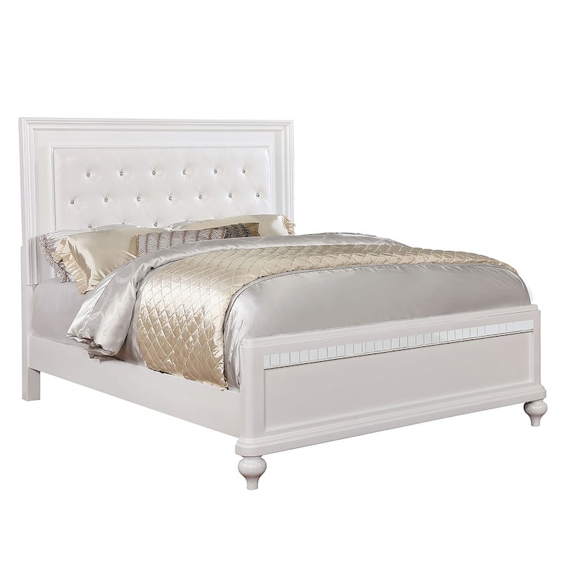 Copper Grove Dzhebel II Glam Button Tufted Panel Bed