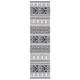 preview thumbnail 55 of 53, SAFAVIEH Augustine Serap Contemporary Cotton Rug 2' x 8' Runner - Black/Cream - Runner
