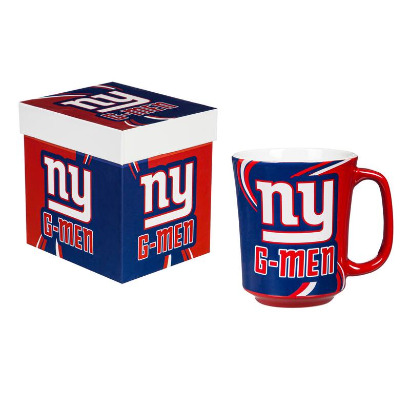 New York Giants, 14 oz Ceramic Coffee Mug w/ Gift Box