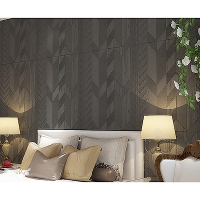 Premium Peel and Stick 3D Embossed Form Wall Panel, 28"x28"/pc