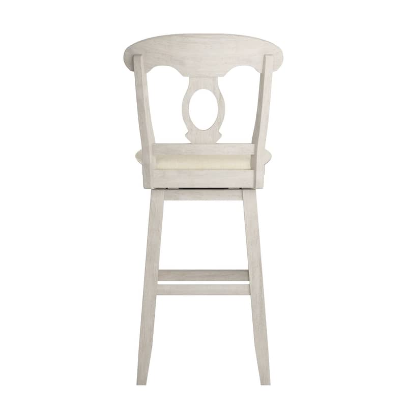 Eleanor Napoleon Back Wood Swivel Chair by iNSPIRE Q Classic