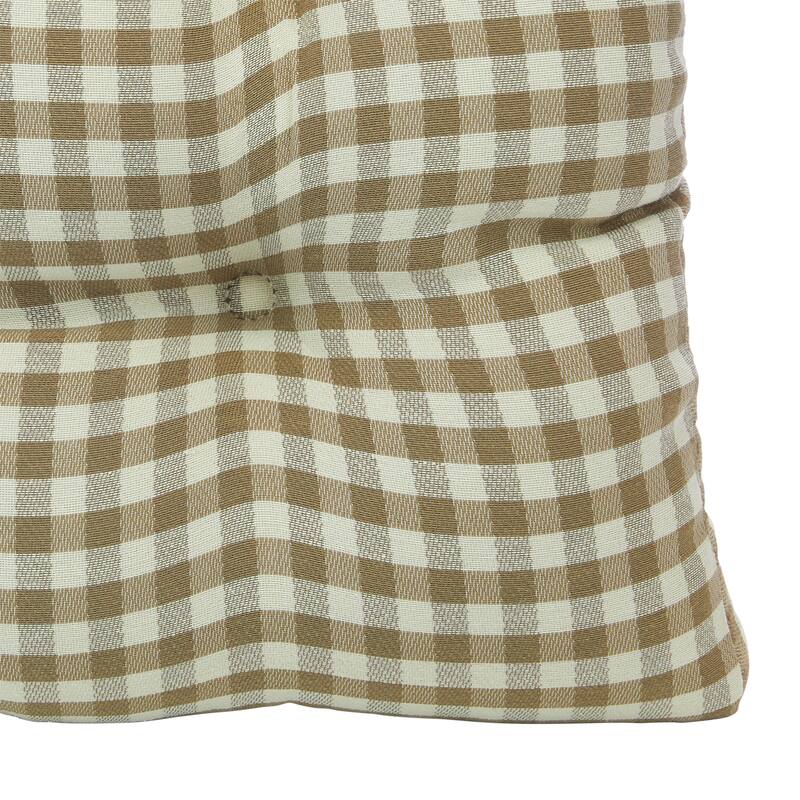 Klear Vu Gripper Overstuffed Universal Non-Slip Dining Chair Cushions
