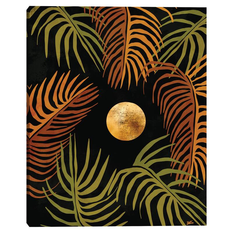 Tropical Night Canvas Art Print