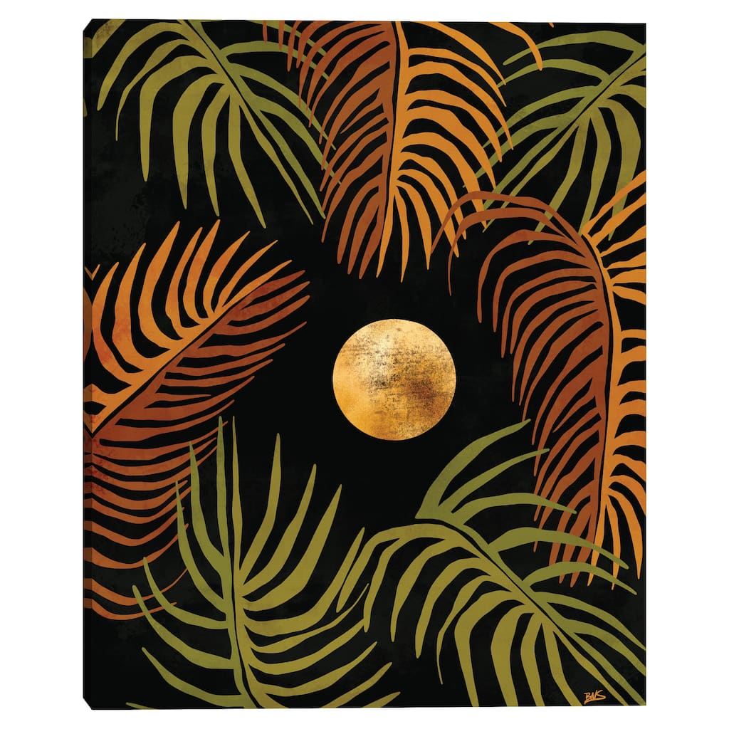 Tropical Night Canvas Art Print