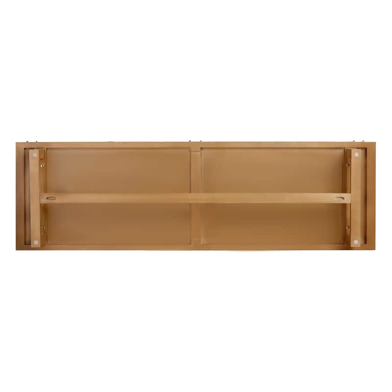 Christopher Knight Home - Modern Acacia Wood PE Cane 4-Door Storage Sideboard Cabinet with Locking Cabinets