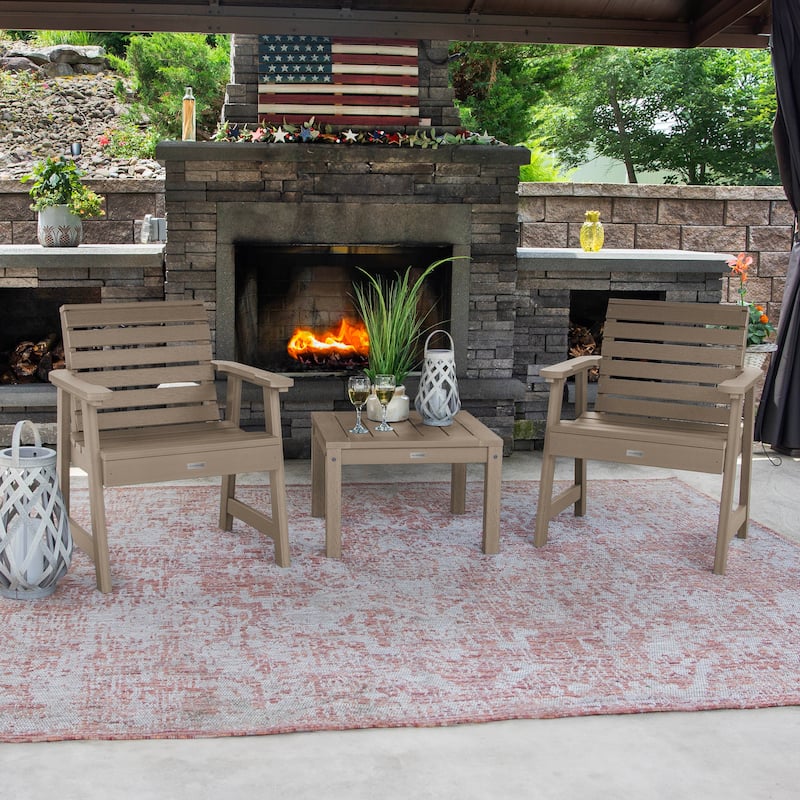 HIGHWOOD Weatherly Garden Chairs Conversation Set