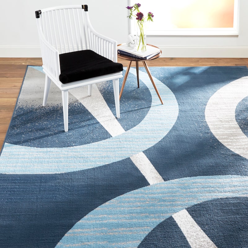 Home Dynamix Premium Melia Area Rug - 3'7"x5'2" - Midnight Blue Multi