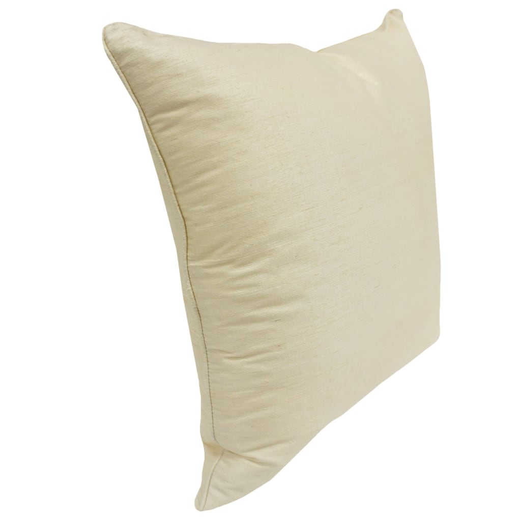 Home&Manor Isfahan Dupioni Silk Pillow 18"