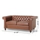 preview thumbnail 36 of 42, Brinkhaven Contemporary Button Tufted Loveseat with Nailhead Trim by Christopher Knight Home