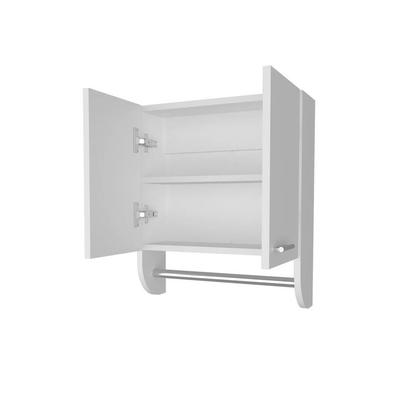 Medicine Cabinet with Towel Bar