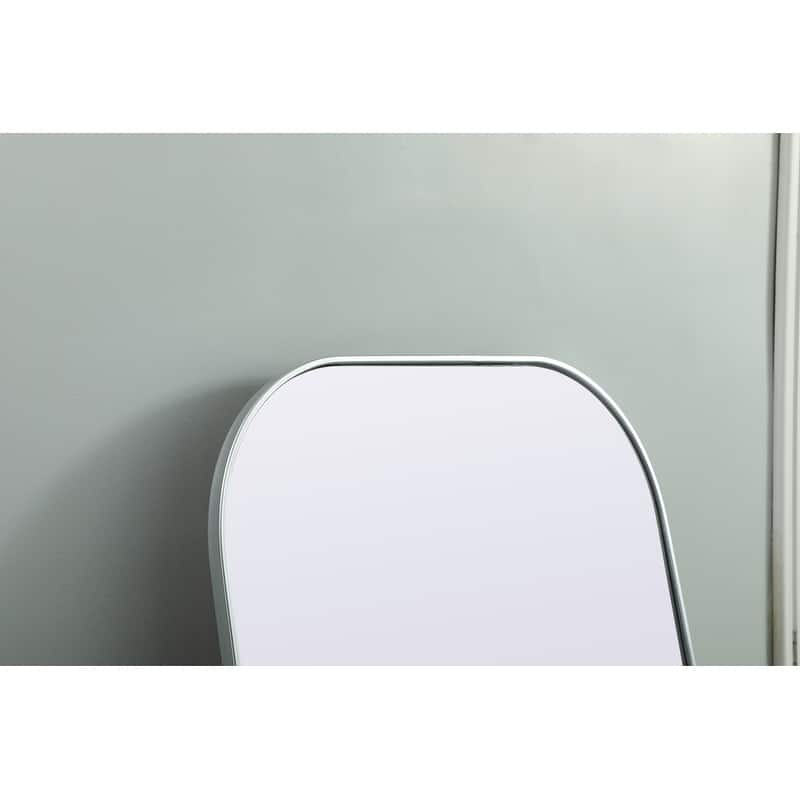 Indigo Home Metal Frame Arch Full Length Mirror 35x66 Inch