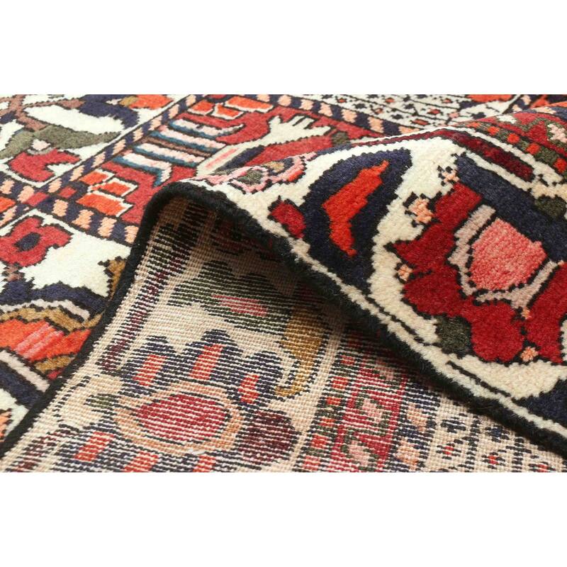 ECARPETGALLERY Hand-knotted Kayseri Vintage Red Wool Rug - 4'10 x 9'2