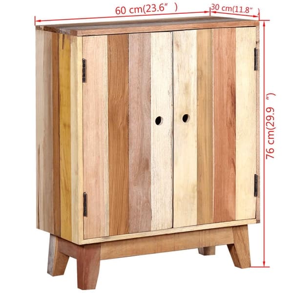 vidaXL Sideboard Solid Reclaimed Wood - 23.6"x11.8"x29.9"