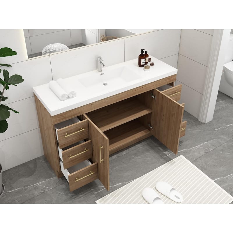 Eliza 60'' Freestanding Vanity with Single Sink