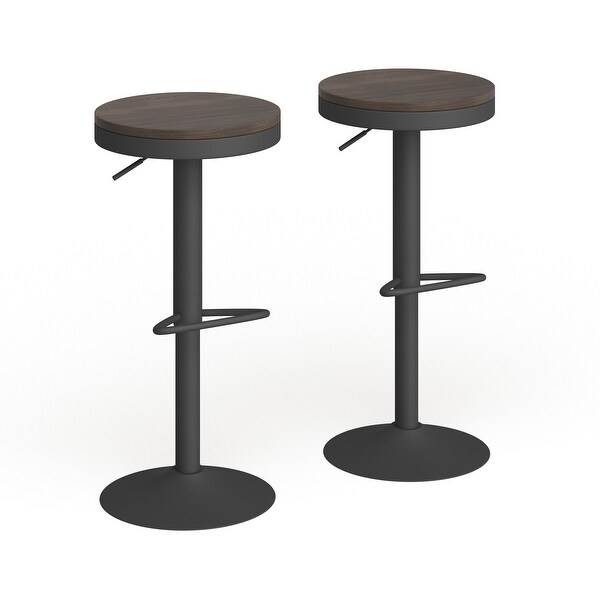 Carbon Loft Goddard Industrial Adjustable Bar Stool (Set ... (600 x 600 Pixel)