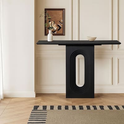 Stylish Narrow Wooden Living Room Console Table Entryway Table