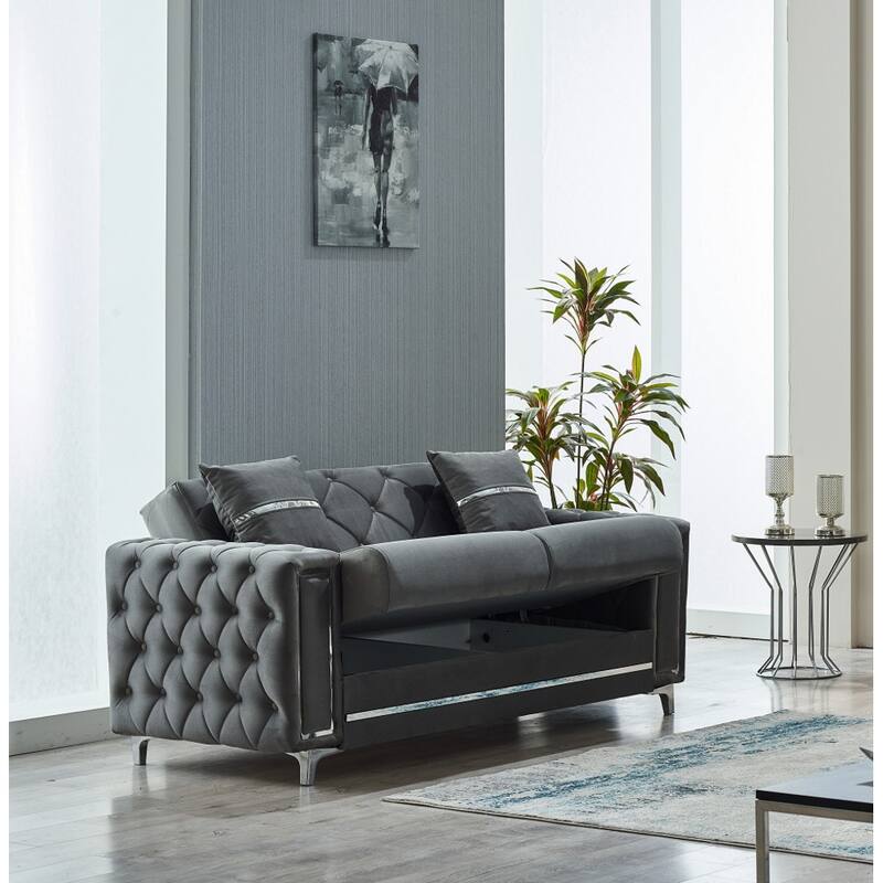 Benin 2-Pieces Comfortable Sleeper Modern One Sofa One Loveseat Living Room Set